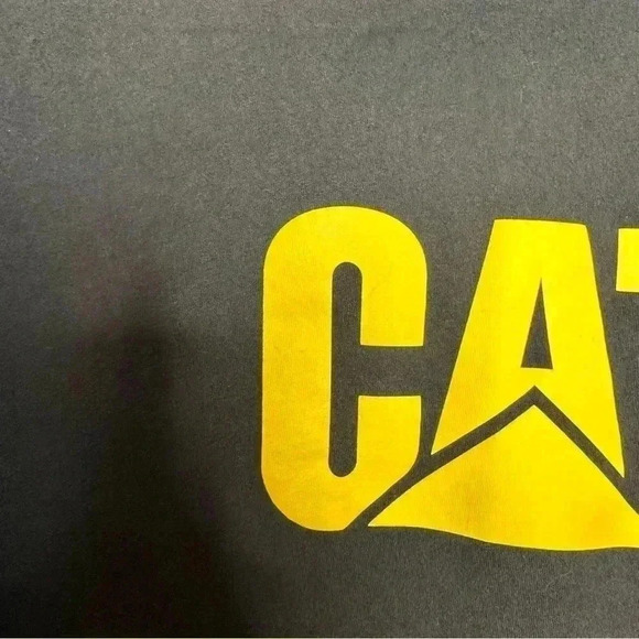 CAT Equipment T-Shirt Black & Yellow  Size Large - Picture 5 of 16
